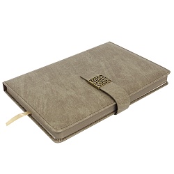 набор подарочный(ежедневник недатир. с магнитной застежкой + ручка+стержень)  цвет оливковый