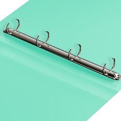 папка с 4-мя кольцами 40мм 500мкм пастель мятная