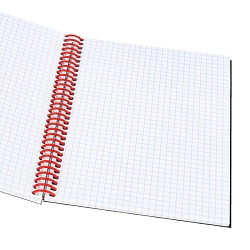 книжка записная  а5  96л "красный шарик" 7бц, спираль