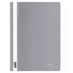 папка-скоросшиватель а4 "brauberg" 180мкм серая