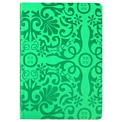 книжка записная 13,5*19см  "darvish" обложка кожзам тиснение с цветным срезом