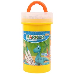 фломастеры 36цв  двухсторонние на водной основе