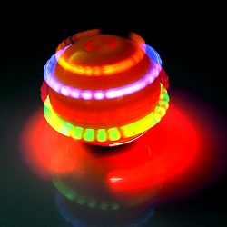 игрушка-волчок "смайлик" со световым эффектом