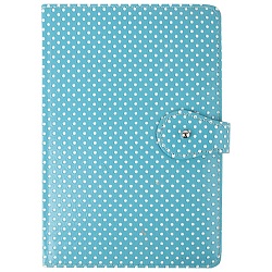 книжка записная 13,5*19см  "darvish" обложка кожзам с кнопкой с цветным срезом