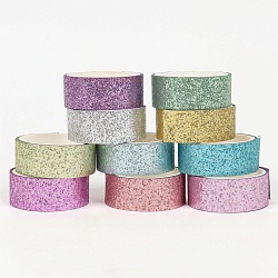 лента декоративная клейкая с блёстками 15мм*3м 10шт в наборе