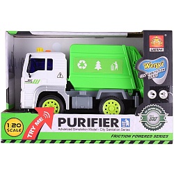 машинка уборочная 1:20 (со звуком и светом)