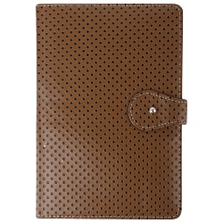 книжка записная 13,5*19см  "darvish" обложка кожзам с кнопкой с цветным срезом