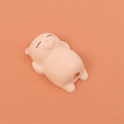 насадка-ластик на карандаш "котик" бежевый