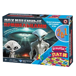 игра настольная 2в1 «похищенные пришельцами + челлендж пати»