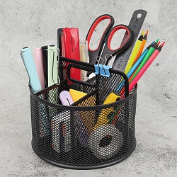 органайзер настольный металлический 5 отделений черный