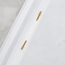 папка-скоросшиватель а4 белая 120/180мкм