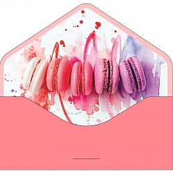 открытка-конверт для денег "бархатный. сладкой жизни!"