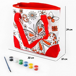 набор для детского творчества "сумочка-раскраска" ассорти (уценка)