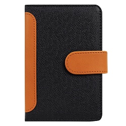 книжка записная  а6 148л  в клетку на магнитной застёжке