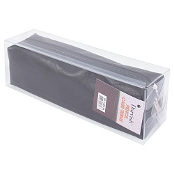 пенал мягкий тубус кожзам (чёрный)