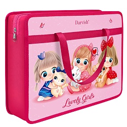 папка детская с ручками "три подружки"