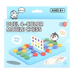 настольная игра "duel 4-color mobile chess"