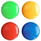 магниты для доски "darvish" цветные 4шт/уп, d=4см