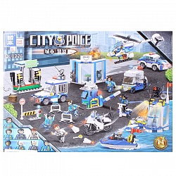 конструктор "city police" 4 модели