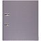 папка-регистратор а4 картон. с металл. окантовкой (обложка серая пвх)  5,0 см