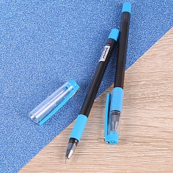 ручка шар. синяя "darvish" на масляной основе полупрозрач.черн.корпус (под  стержень dv-12244-138мм)