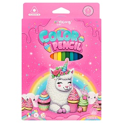 карандаши 18цв трёхгранный корпус "весёлые животные"