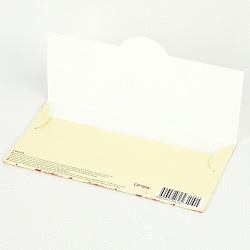 открытка -конверт optima "перья и бусины"
