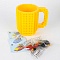 кружка-конструктор 400мл желтая (уценка)