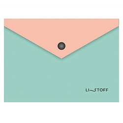 папка-конверт на кнопке а6  colour duet. no 1