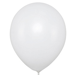 шар воздушный  5" пастель белый/white 50шт/уп