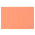 Папка-конверт на молнии А4 180мкм, цвет персиковый