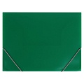 Папка на резинке А4  300мкм зелёная