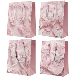 пакет подарочный 18*23*10см  "бабочки"