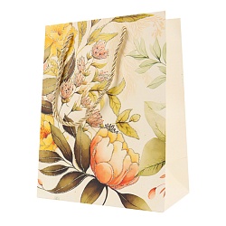 пакет подарочный 18*23*10см  "цветы"