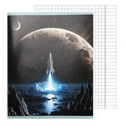 тетрадь  96л кл. "полёт" обл. выборочный лак