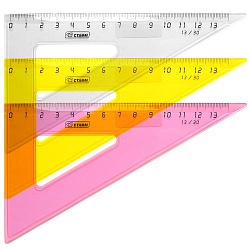треугольник 13см 30° neon crystal ассорти стамм