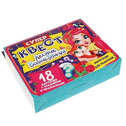 игра. супер-квест лесные волшебницы 18 карточек