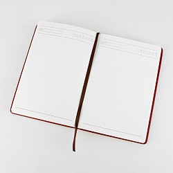 ежедневник а5 недатиров. 136л обложка кож.зам. ассорти