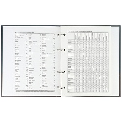 ежедневник недатированный  а5 128л. "тёмные оттенки" на кольцах