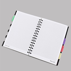 Блокнот 16,5*20,8см 120л с разделителями