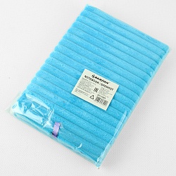 Блокнот 12*18,8см 60л "меховой" с рисунком из пайеток "фламинго"