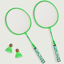 бадминтон в наборе (воланчики+ракетки) в чехле