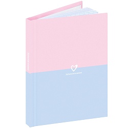 книжка записная  а6  64л "нежные цвета-2" 7бц, глянц.лам.