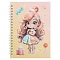 Блокнот 13*18см 48л на спирали в клетку "Девочка"