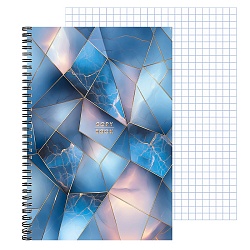 тетрадь  а4  60л кл. на гребне "красивый мрамор"