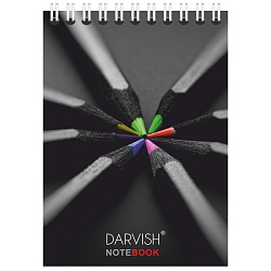 Блокнот 13*18см  48л "Офис" на гребне