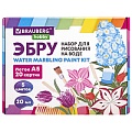Набор для рисования на воде "Эбру" 5цв*20мл ,лотокА5