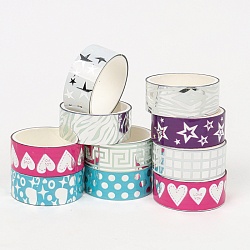 лента декоративная клейкая фольгированная 15мм*3м 10шт в наборе