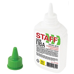 клей пва  65г с дозатором staff