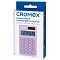калькулятор карманный  8 pазр. cromex  (96х62 мм) двойное питание, сиреневый